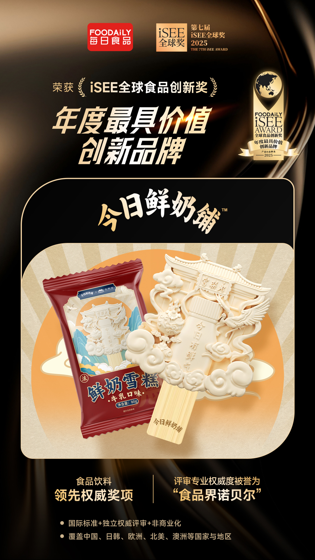 新希望乳业斩获iSEE全球奖4项大奖：解码低温乳品的“创新密码”(图1)